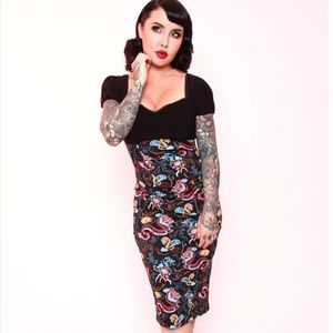 Mary ann dress in dragon print by PUG